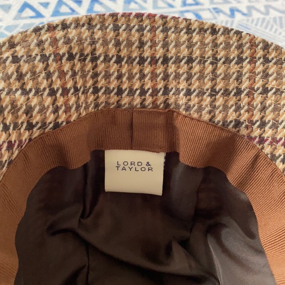 Houndstooth Wool Hat - Picture 4 of 6